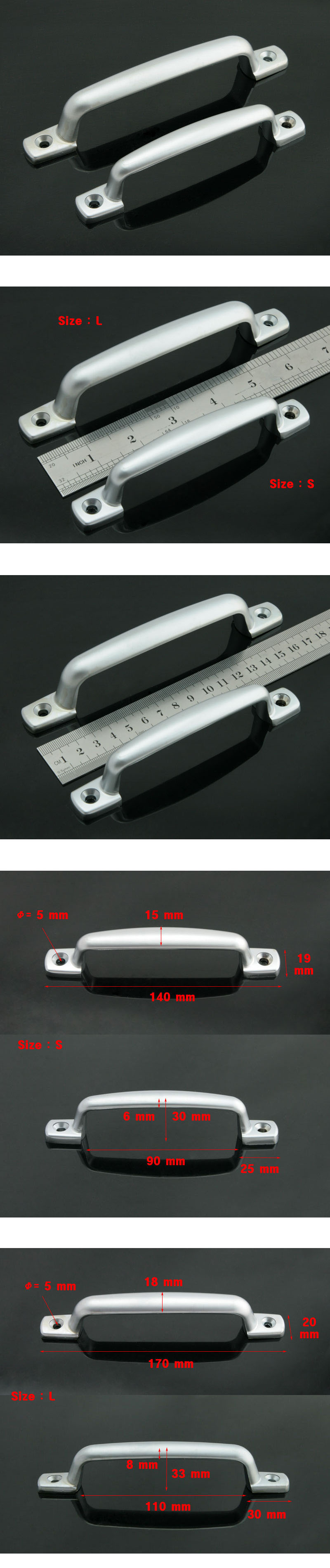 Detail Image of H192005 Simple S Handle