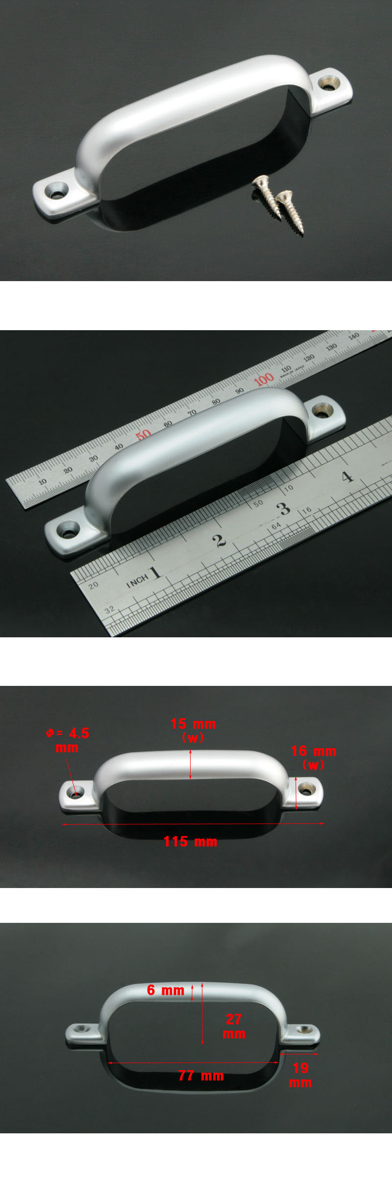 Detail Image of H192005 Simple S Handle